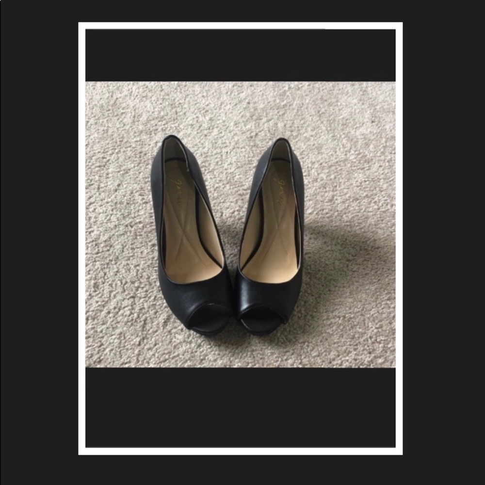 Black high heels